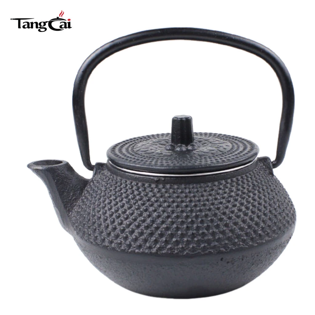 600ml Multi-use Cast Iron Teapot for Boiling & Brewing Tea