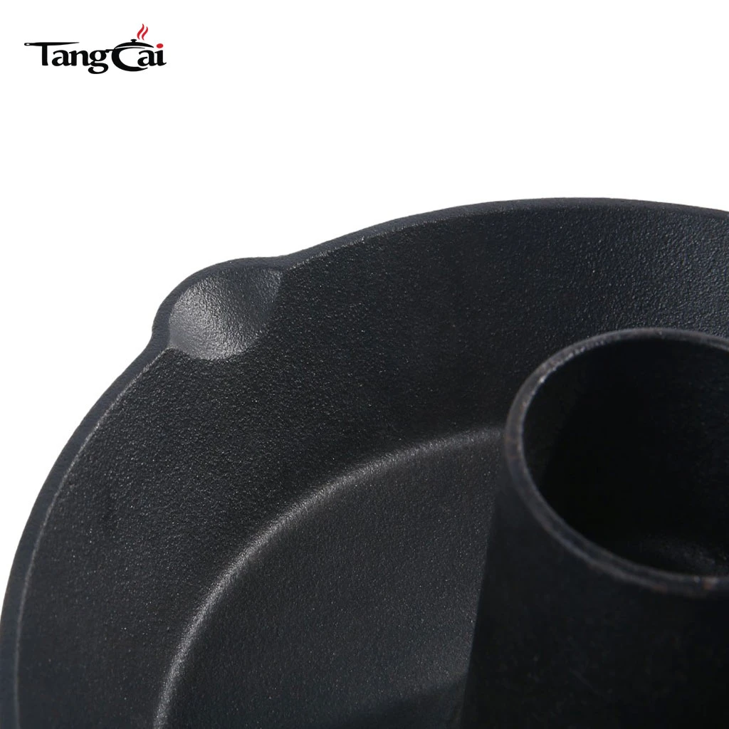 2026 Trending Cast Iron Chicken Roaster Pre-Seasoned Cast Iron Roasting Pan Turkey Fryer Nonstick Frying Pan for Family Party