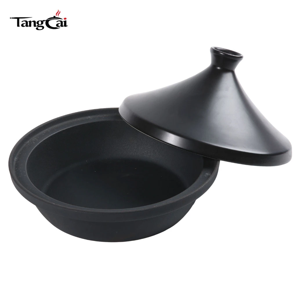 Premium Cast Iron Tagine Pot Durable Construction Heat Retention Ideal for Moroccan Dishes Must-Have for Kitchen