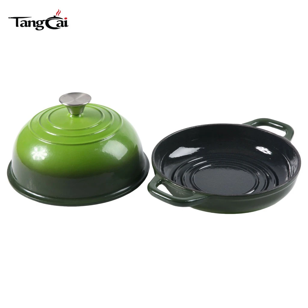 Eco-Friendly Hot Selling 6QT Enamel cast iron bread oven with lid for Homemade Sourdough Bread Baking