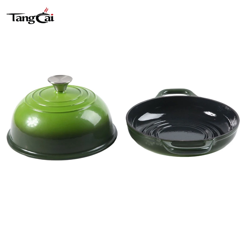 Eco-Friendly Hot Selling 6QT Enamel cast iron bread oven with lid for Homemade Sourdough Bread Baking