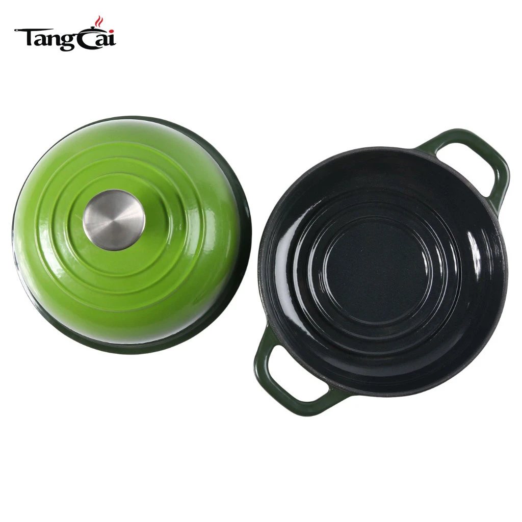 Eco-Friendly Hot Selling 6QT Enamel cast iron bread oven with lid for Homemade Sourdough Bread Baking
