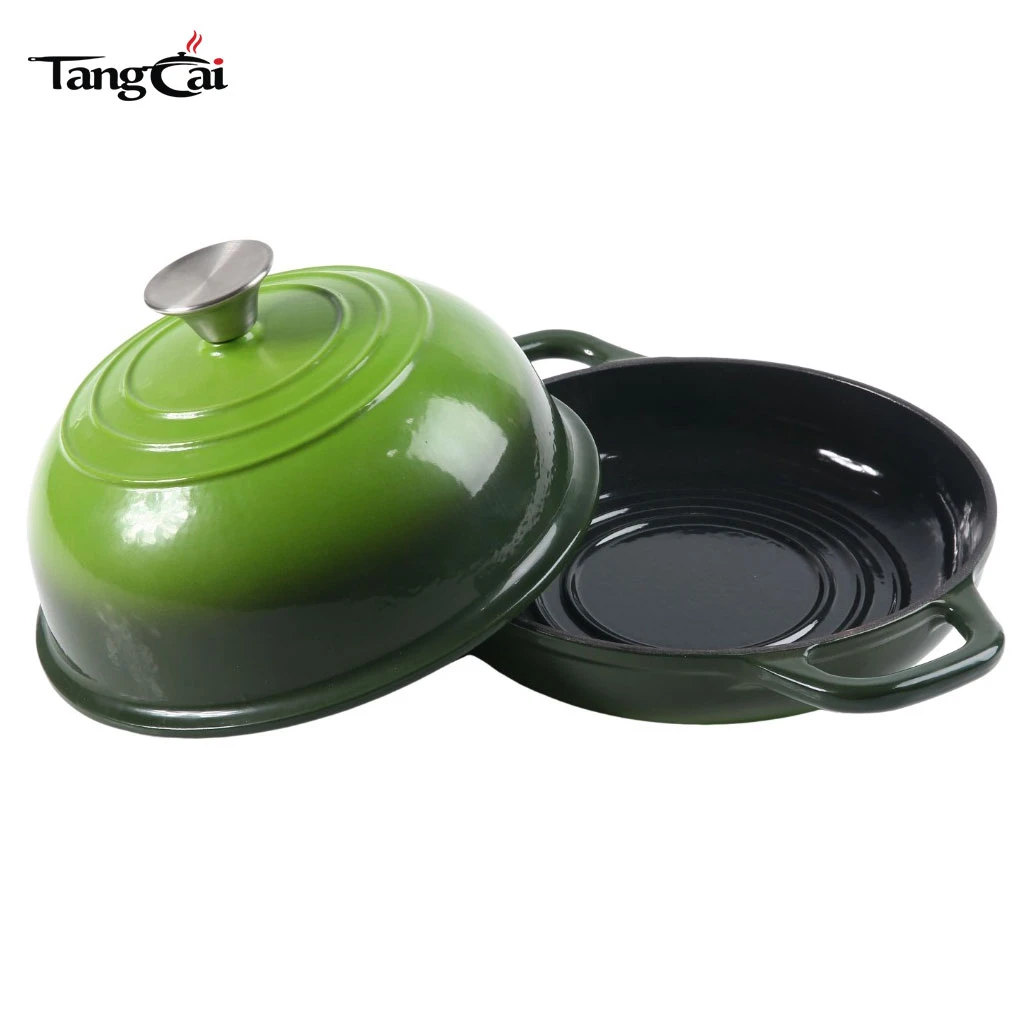 Eco-Friendly Hot Selling 6QT Enamel cast iron bread oven with lid for Homemade Sourdough Bread Baking