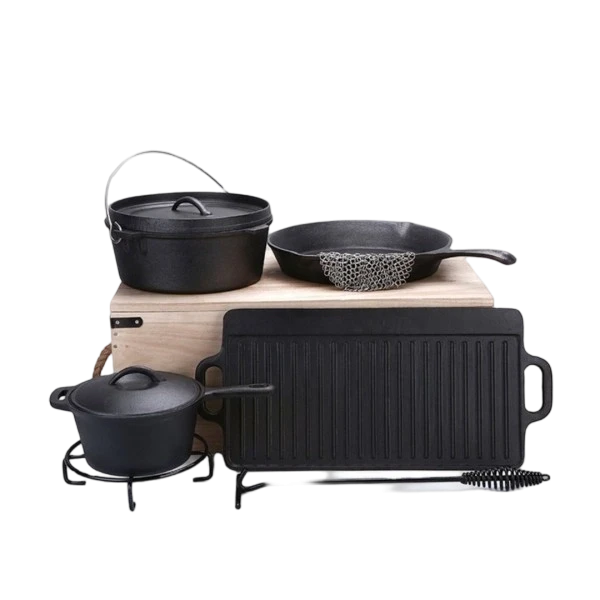 Cast Iron Cookware Set