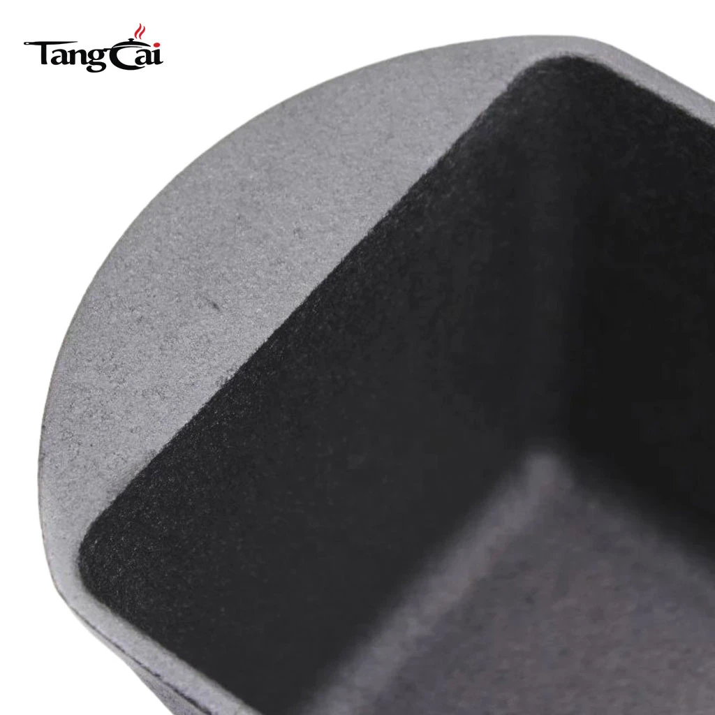 Classic Design Cast Iron Pre-Seasoned Rectangle Bread & Loaf Pans Bakeware for Home Kitchen Bread Baking Mould