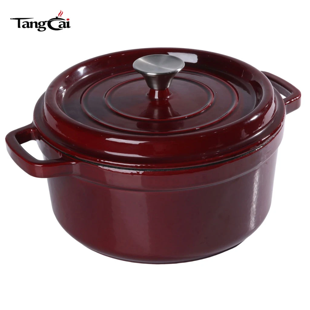 Staub Style Wine Red Enameled Cast Iron Dutch Oven, 5QT Dutch Oven, Multi-size Casserole Pot 1 Million Customers Verified