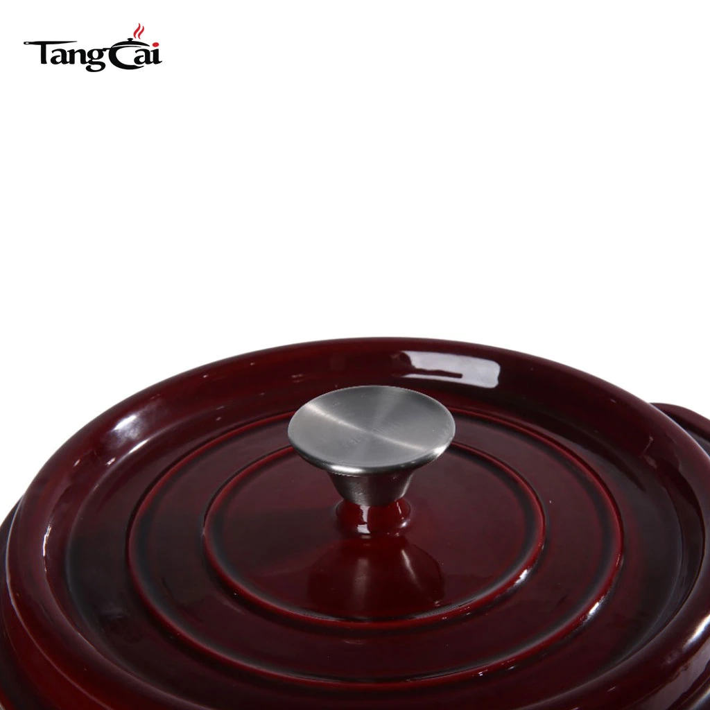 Staub Style Wine Red Enameled Cast Iron Dutch Oven, 5QT Dutch Oven, Multi-size Casserole Pot 1 Million Customers Verified
