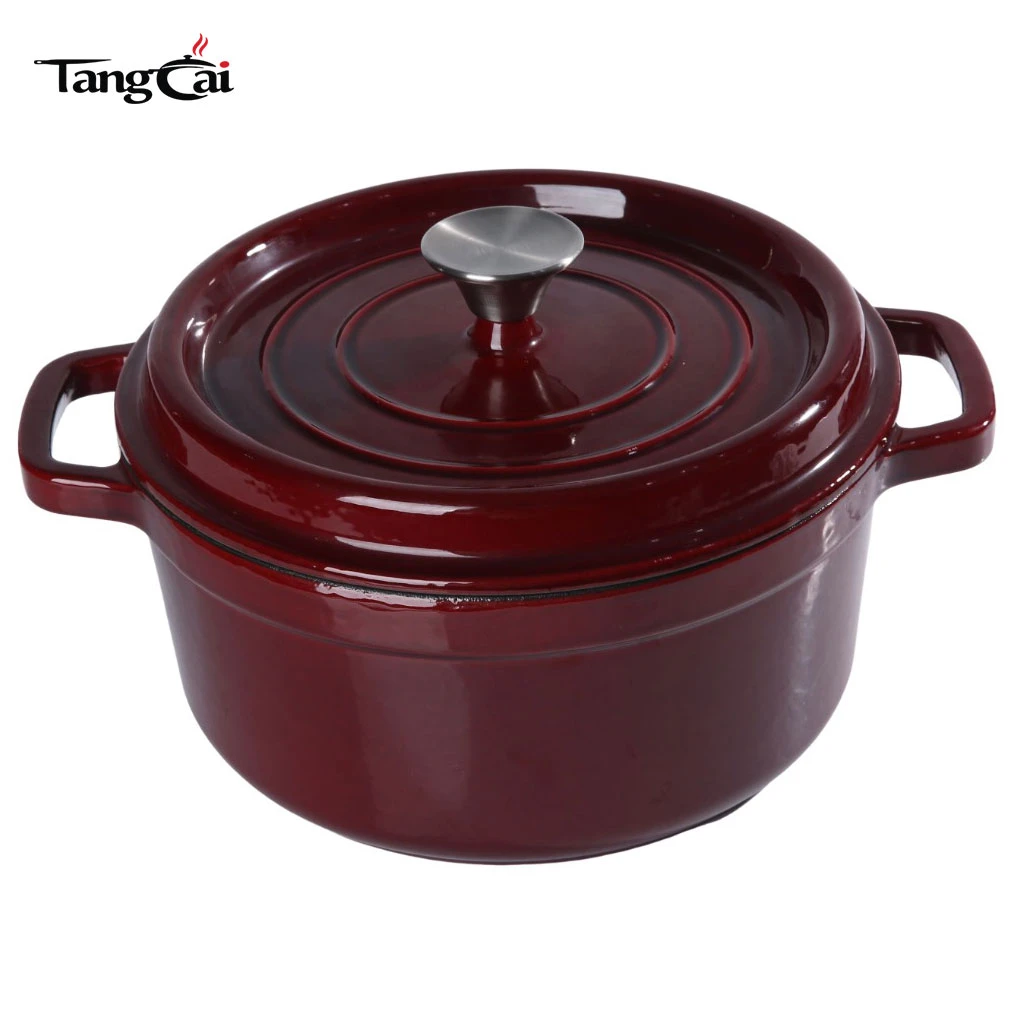 Staub Style Wine Red Enameled Cast Iron Dutch Oven, 5QT Dutch Oven, Multi-size Casserole Pot 1 Million Customers Verified