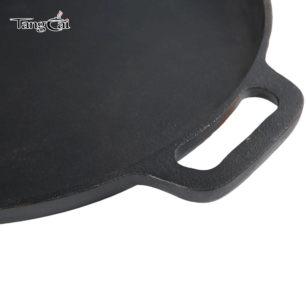 Wholesale Preseasoned 12&rdquo; 14&rdquo; 16&rdquo; Cast Iron Pizza Pan, Nonstick Round Griddle Tray