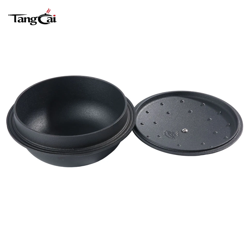 Wholesale DIA24cm Korean Traditional Cast Iron Pot - Eco-Friendly Bibimbap Pot