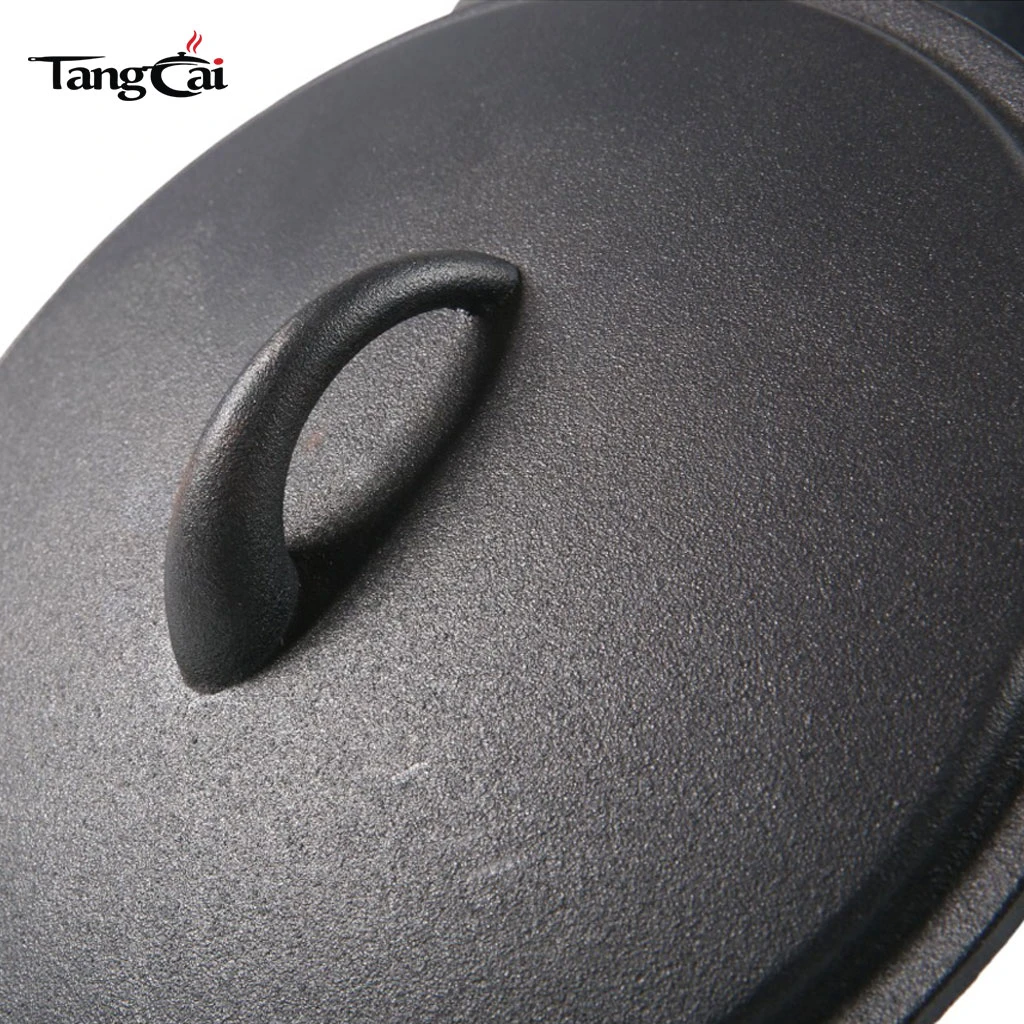 Wholesale Pre-Seasoned Cast Iron Large Camp Dutch Oven with Lid and 3-Legged