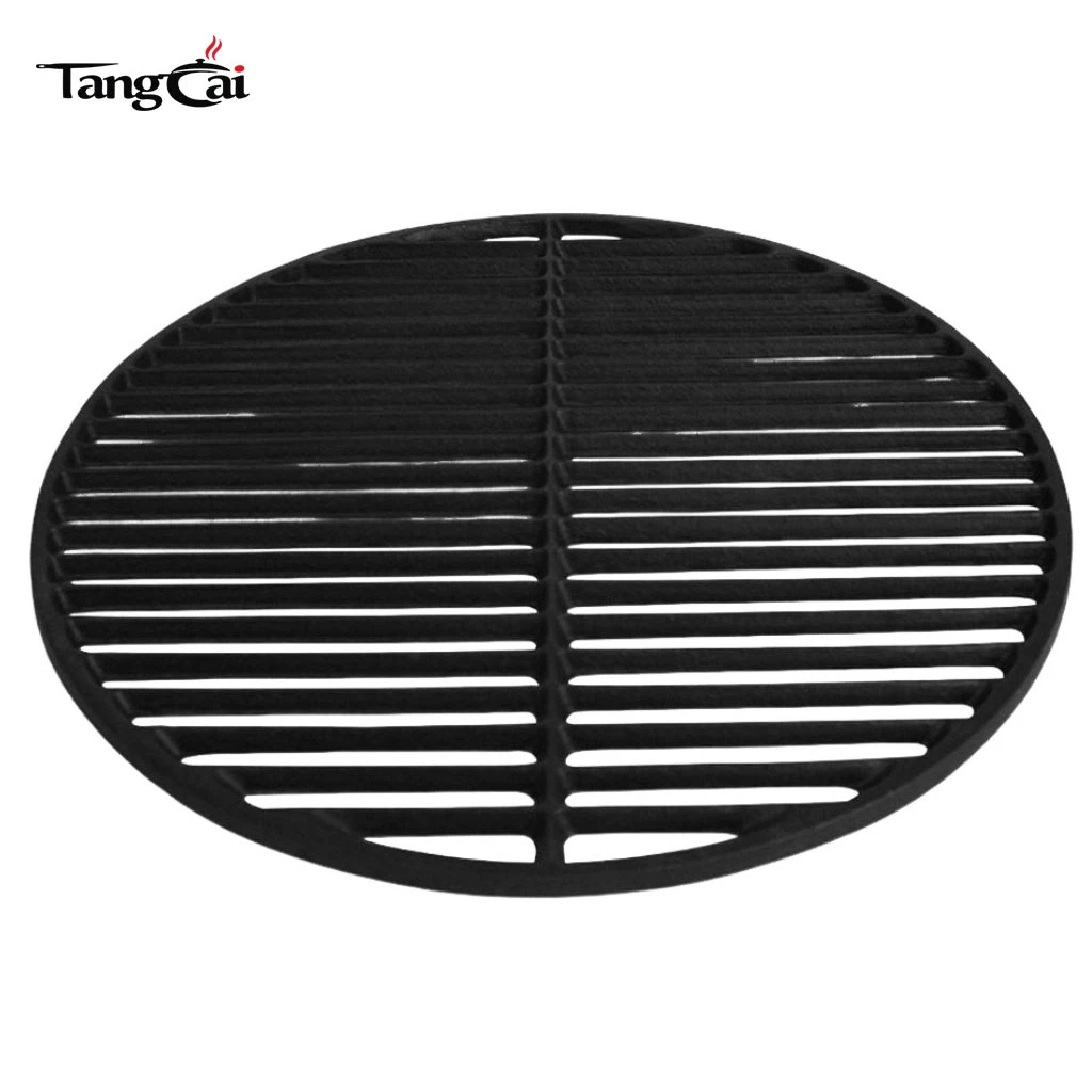 Large 18 inches Cast Iron Cooking Grids Grates, Reversible Griddle Perfect for Pretty Barbecue