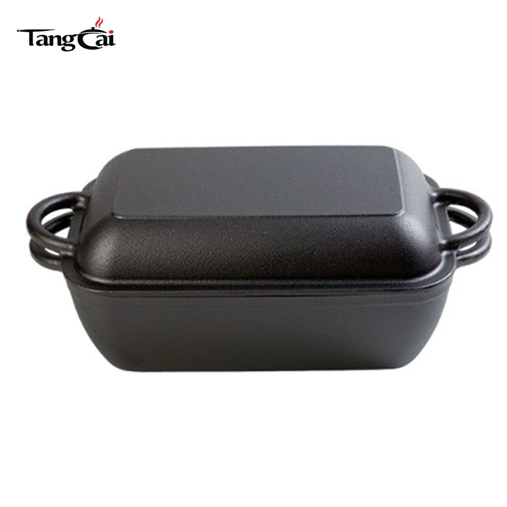 Wholesale Oval 6.5 Quart Cast Iron Combo Cooker, 2-in-1 Sourdough Bread Baker & Roasting Pan