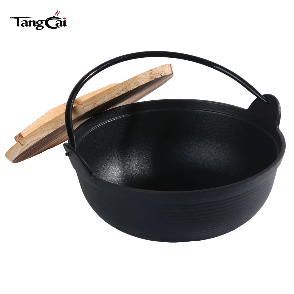 1.7L Japanese Cast Iron Sukiyaki Tetsu Nabe Hot Pot