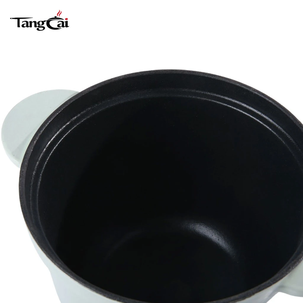 Mini Tall Body Deep 1.8QT Enameled Cast Iron Rice Pot