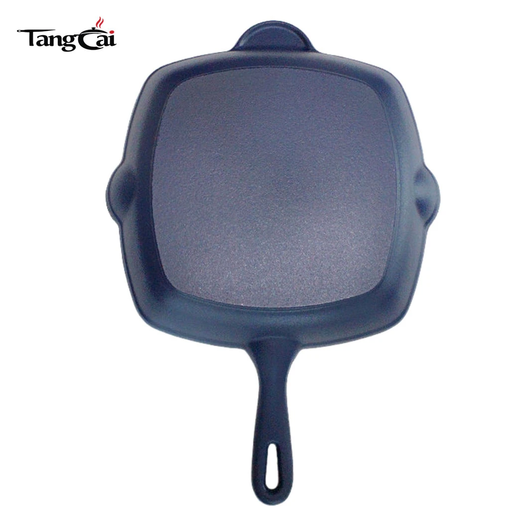 High Quality 24cm Enameled Cast Iron Frying Pan Grill Pan