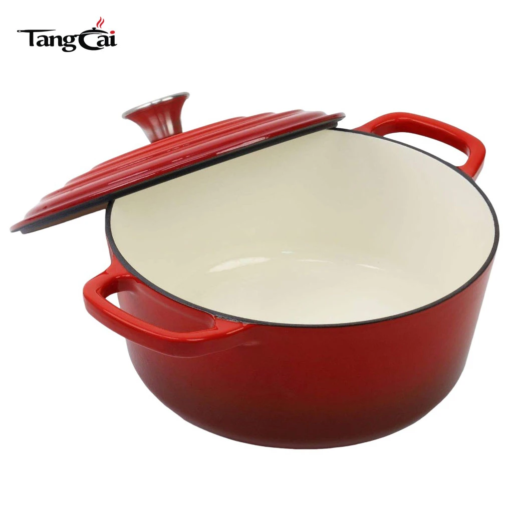 Wholesale 7-Piece Enameled Cast Iron Cookware Set, Multi-Color Pots & Pans, Popular Kitchenware Sets