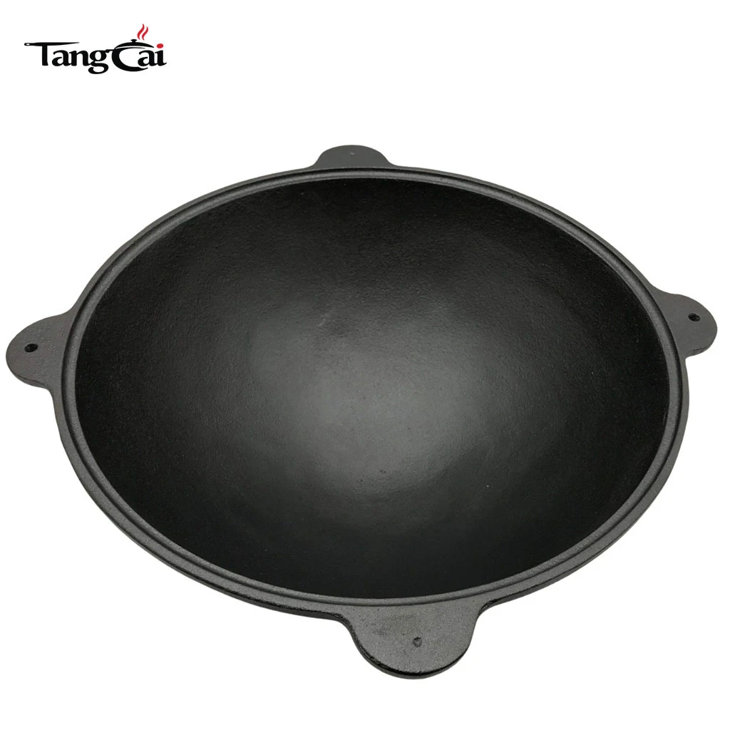 Custom Large 10.5L Cast Iron Uzbek Kazan Pot for Camping Cooking