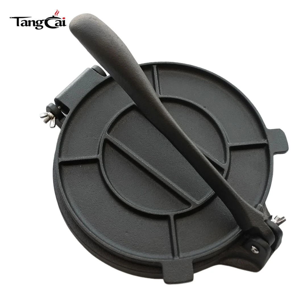Wholesale Pre-Seasoned 8Inch 10Inch 12Inch Cast Iron Tortilla Press