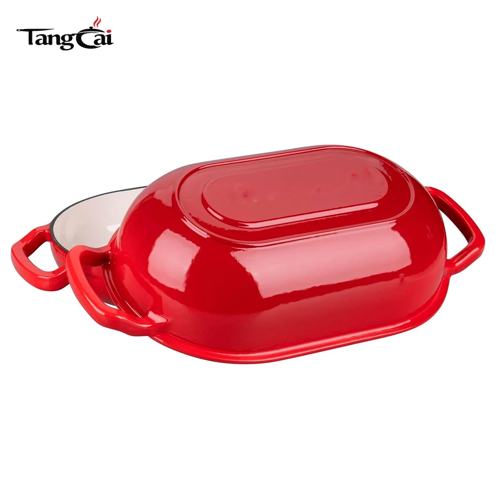 Wholesale 2in1 5QT Enameled Cast Iron Sourdough Bread Oven