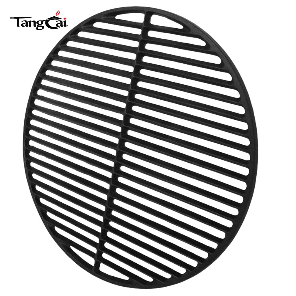 Large 18 inches Cast Iron Cooking Grids Grates, Reversible Griddle Perfect for Pretty Barbecue