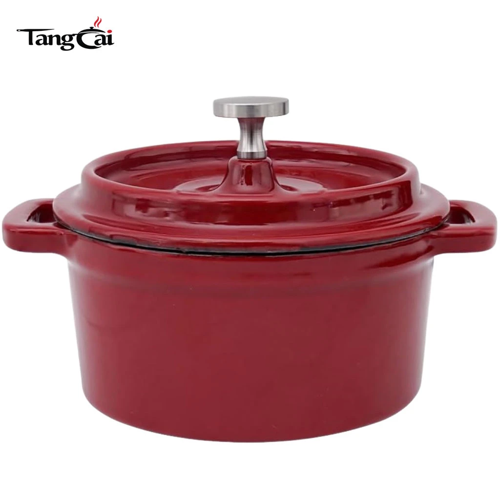 2Piece Enameled Cast Iron Cocotte | Mini Enamel Cast Iron Casserole  | Perfect for Dips and Desserts