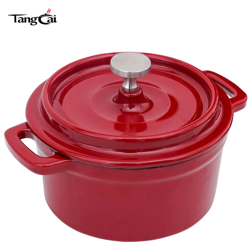 2Piece Enameled Cast Iron Cocotte | Mini Enamel Cast Iron Casserole  | Perfect for Dips and Desserts