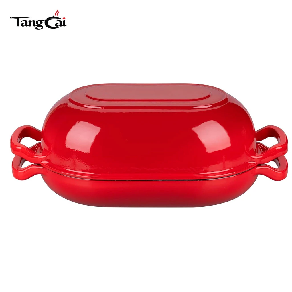 Wholesale 2in1 5QT Enameled Cast Iron Sourdough Bread Oven