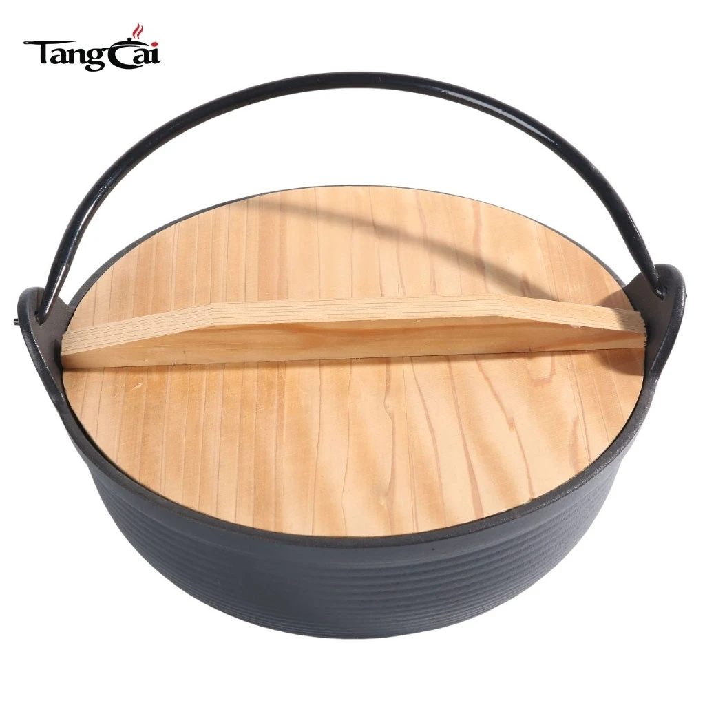 1.7L Japanese Cast Iron Sukiyaki Tetsu Nabe Hot Pot