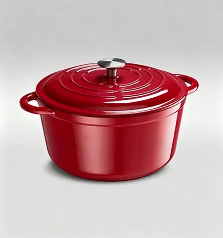 The Flagship 5QT Enameled Cast Iron Dutch Oven