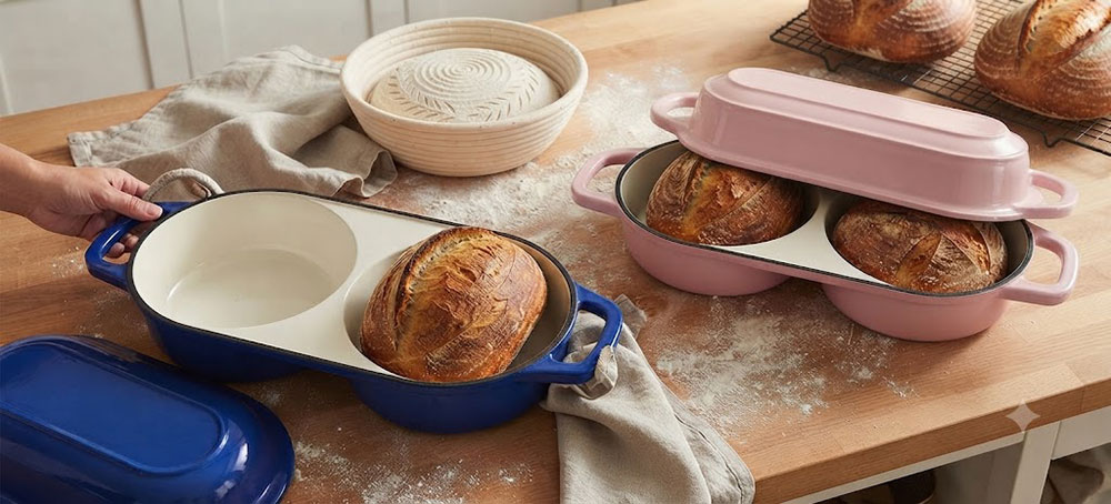 Why 2in1 Enameled Cast Iron Double Dutch Oven Is One Best Starter for Your Cast Iron Bakeware Business