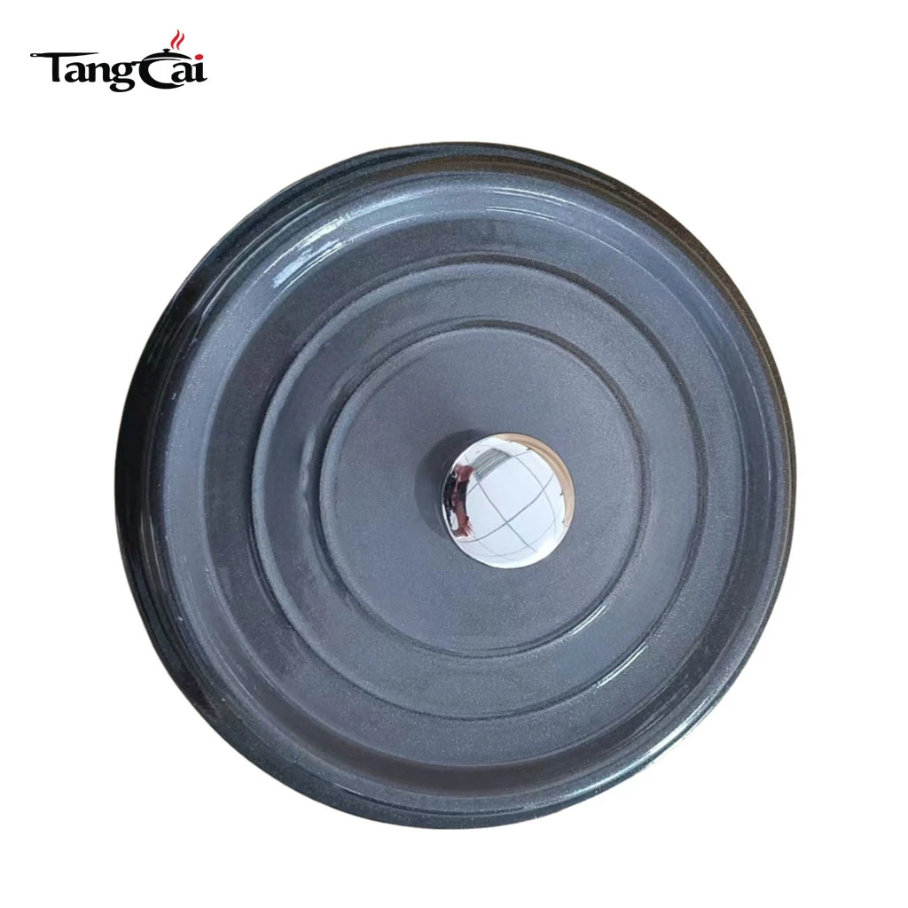 Wholesale Enameled Cast Iron Dutch Oven | Durable Anti‑Chipping Black Enamel Cast Iron Pot | Cast Iron Cookware Manufacturer