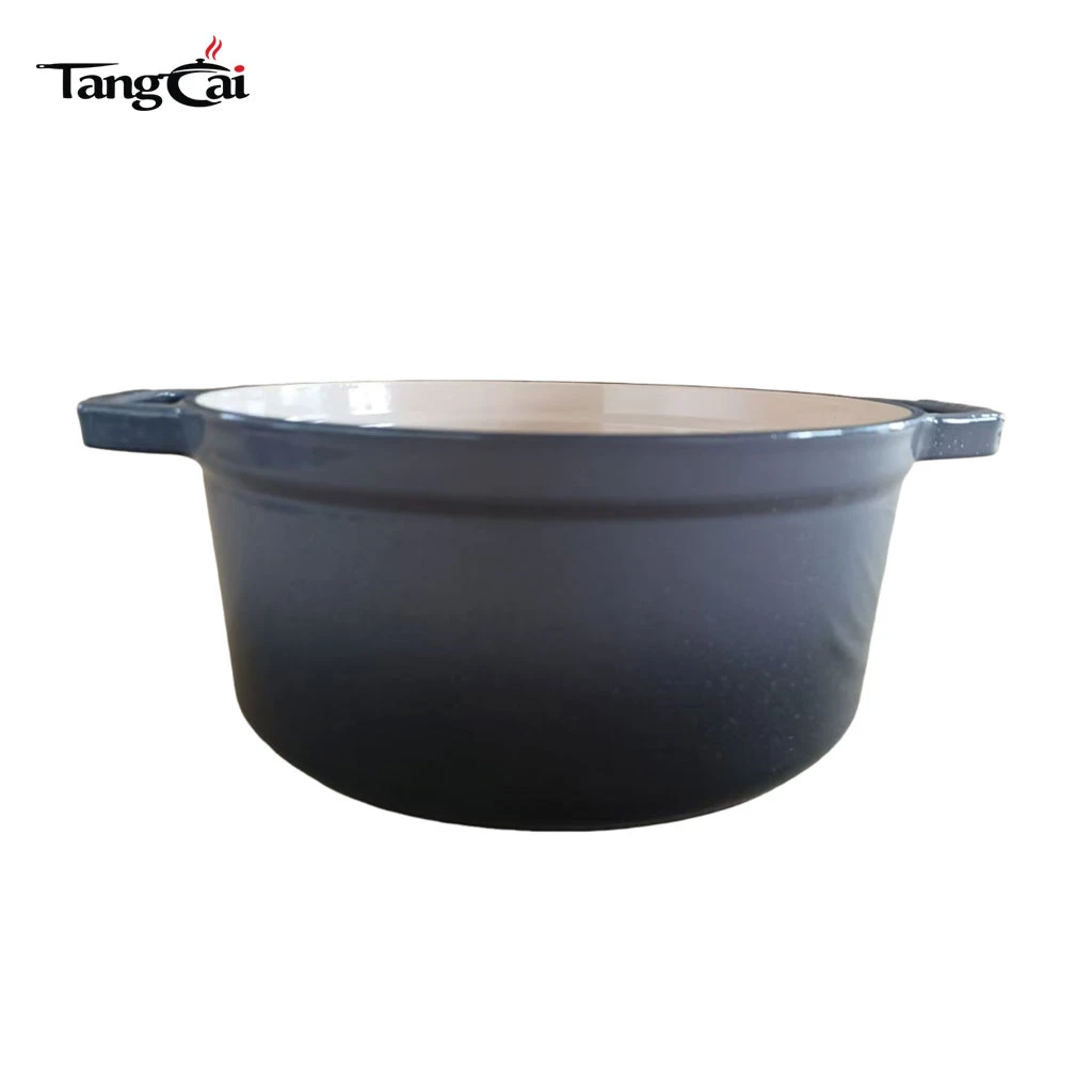 Wholesale Enameled Cast Iron Dutch Oven | Durable Anti‑Chipping Black Enamel Cast Iron Pot | Cast Iron Cookware Manufacturer