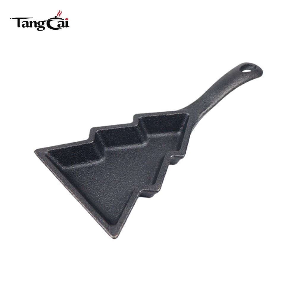 Multi‑Shape Mini Cast Iron Skillets, Small Cute Nonstick Fry Pans for Holiday Gifts