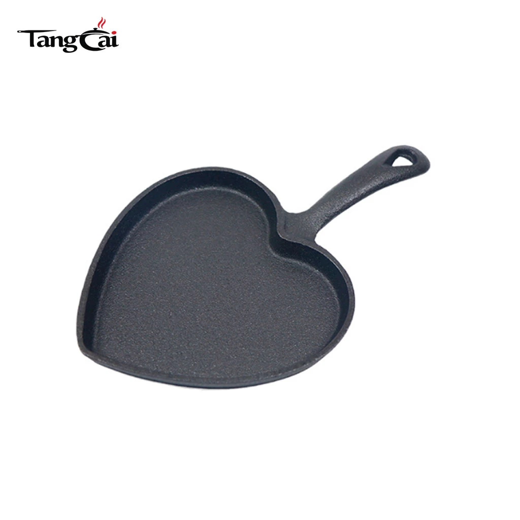 Multi‑Shape Mini Cast Iron Skillets, Small Cute Nonstick Fry Pans for Holiday Gifts