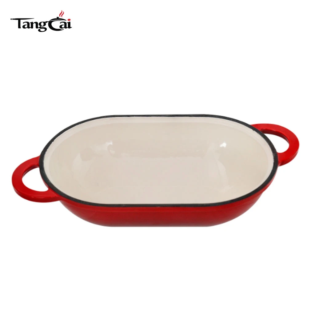 PFOA & PFAS free 2in1 Oval Enameled Cast Iron Bread Baker
