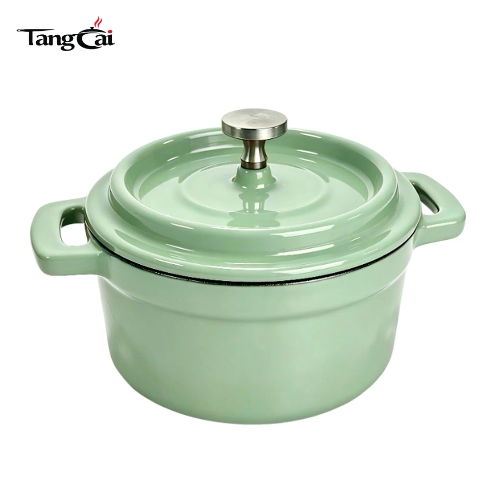 Mini Enameled Cast Iron Cocotte, Multi‑Color Small Dutch Oven