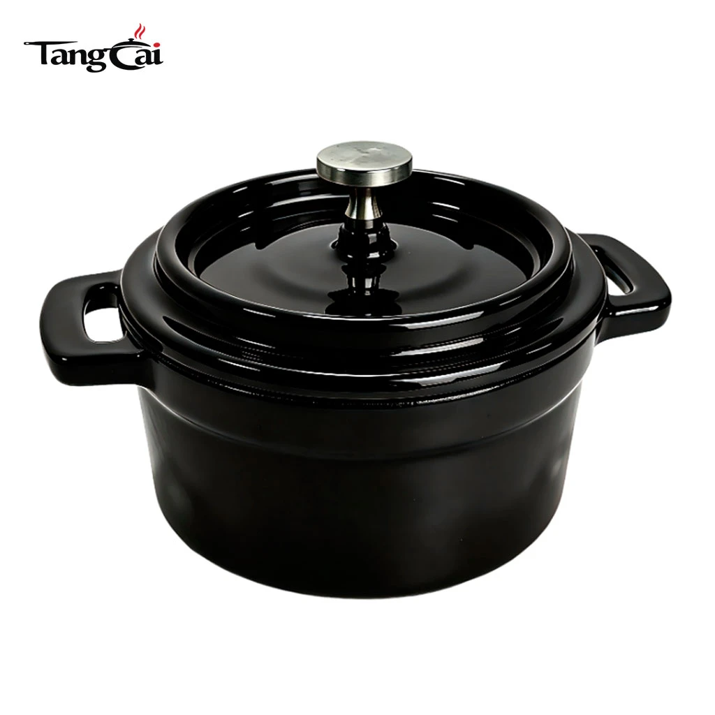 Mini Enameled Cast Iron Cocotte, Multi‑Color Small Dutch Oven