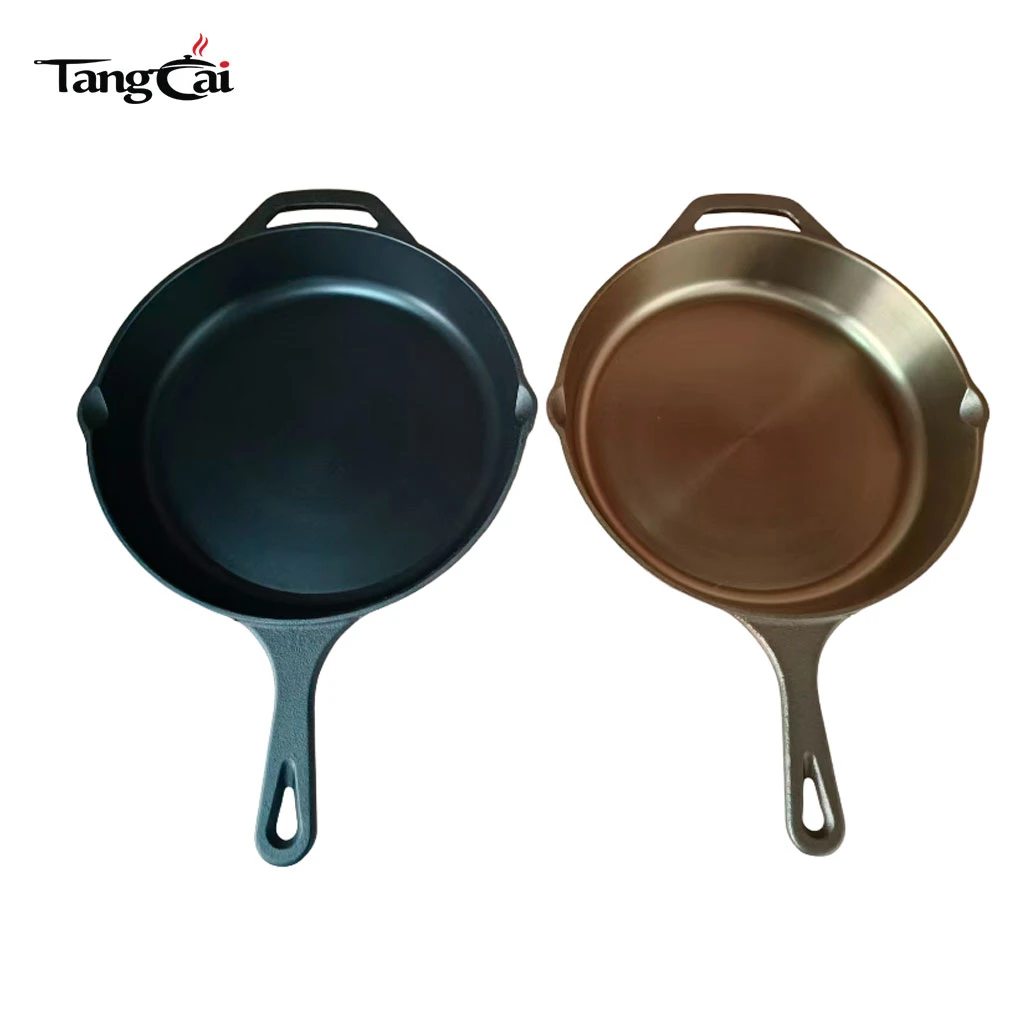 10" Cast Iron Skillet, Smooth Surface, Nonstick-Like Release